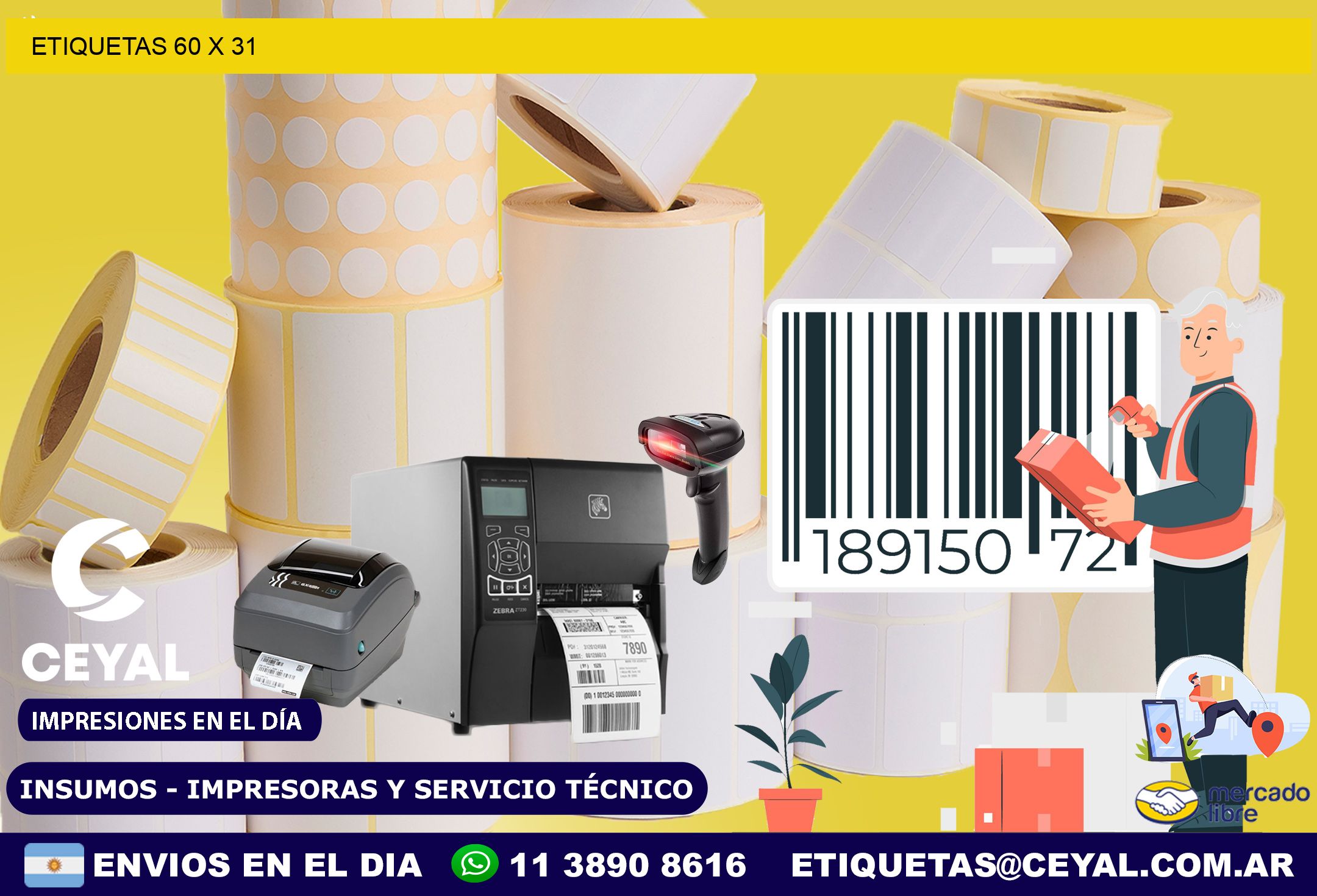 ETIQUETAS 60 x 31