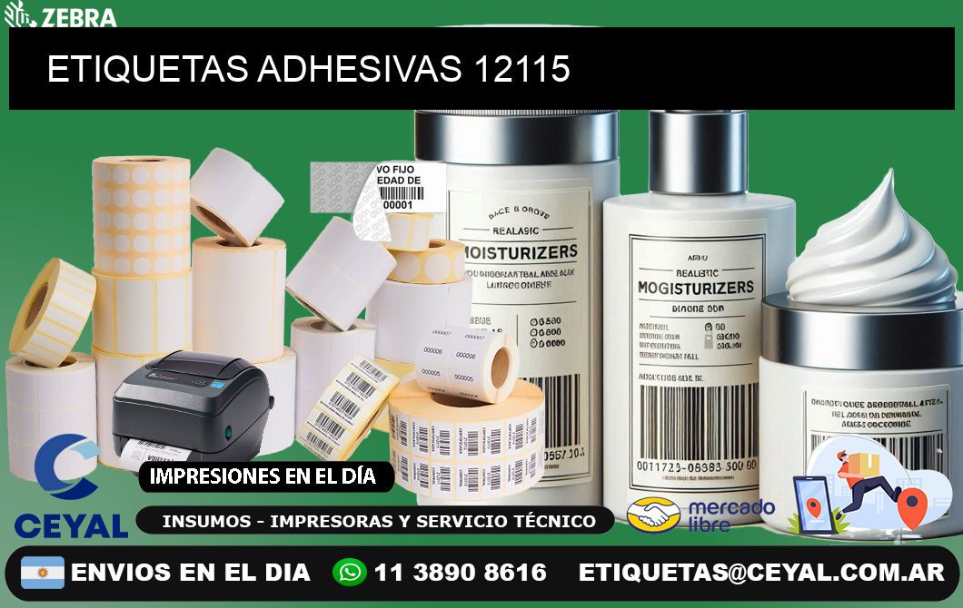 ETIQUETAS ADHESIVAS 12115