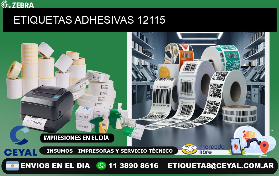 ETIQUETAS ADHESIVAS 12115