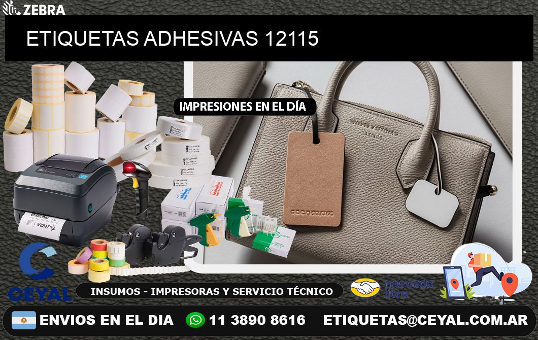 ETIQUETAS ADHESIVAS 12115