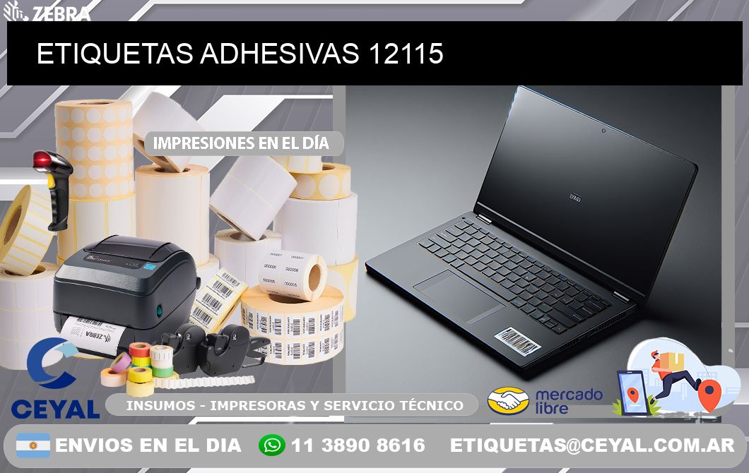 ETIQUETAS ADHESIVAS 12115