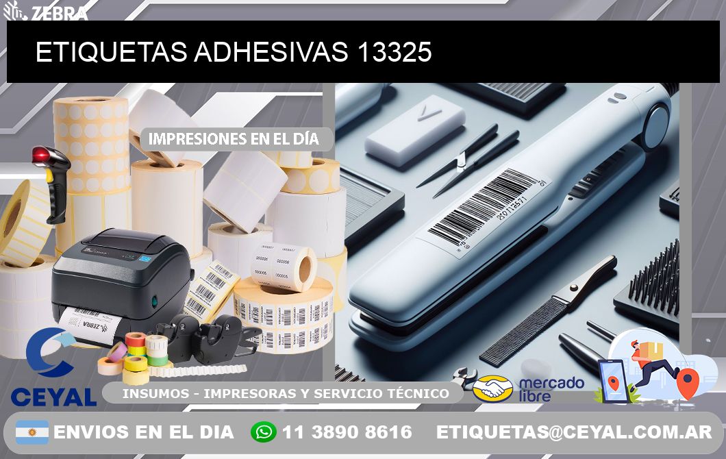 ETIQUETAS ADHESIVAS 13325