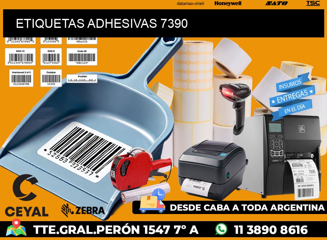 ETIQUETAS ADHESIVAS 7390