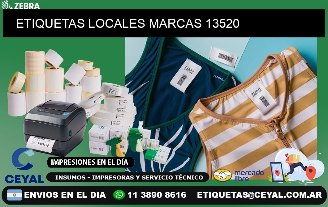 ETIQUETAS LOCALES MARCAS 13520