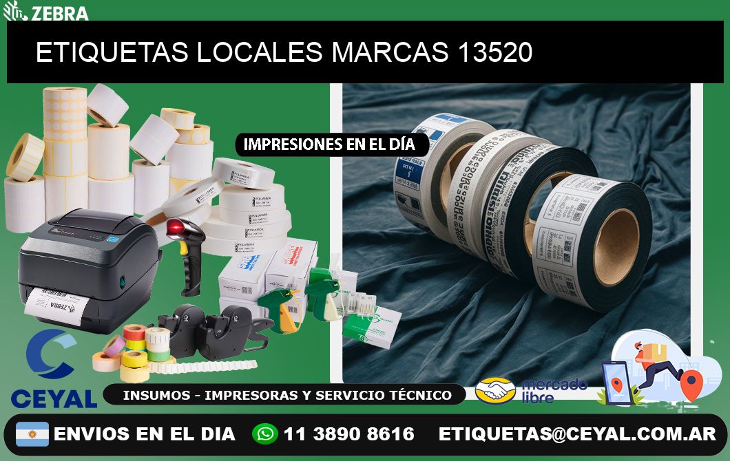 ETIQUETAS LOCALES MARCAS 13520