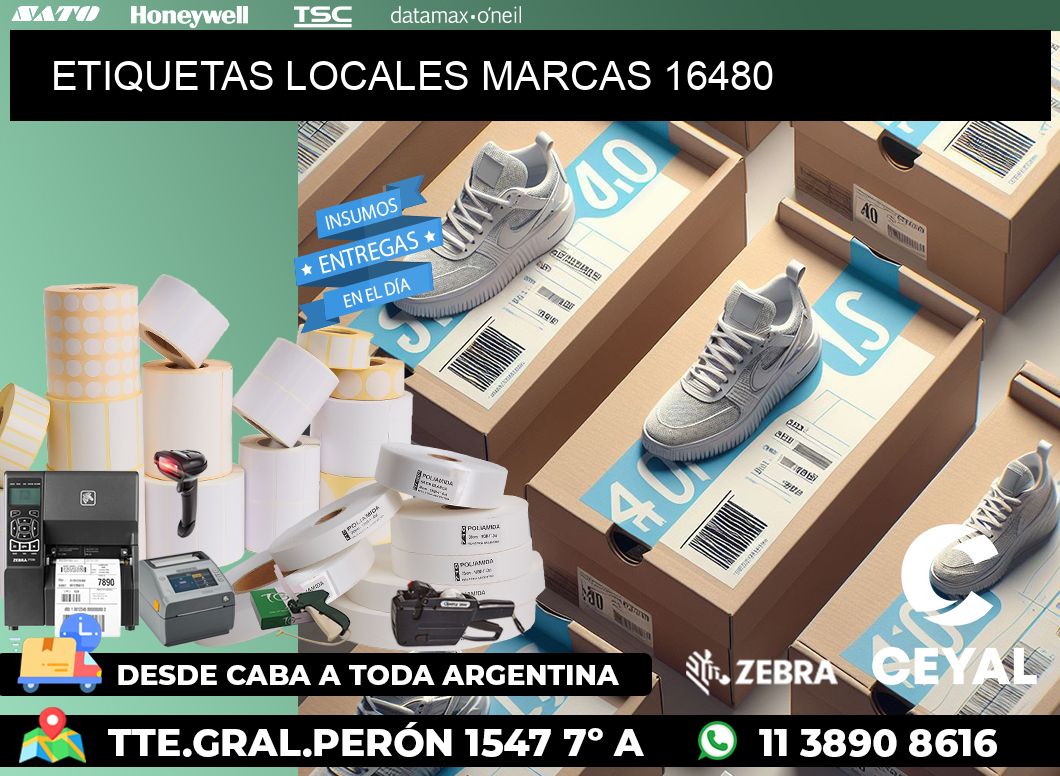 ETIQUETAS LOCALES MARCAS 16480