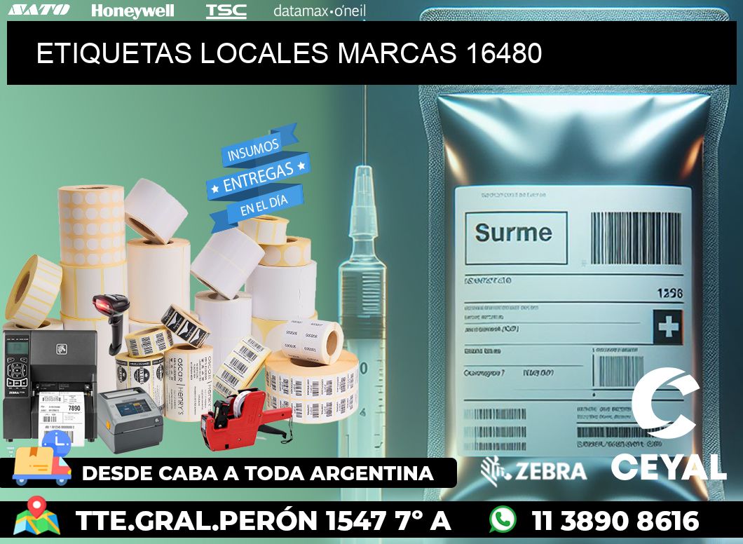 ETIQUETAS LOCALES MARCAS 16480