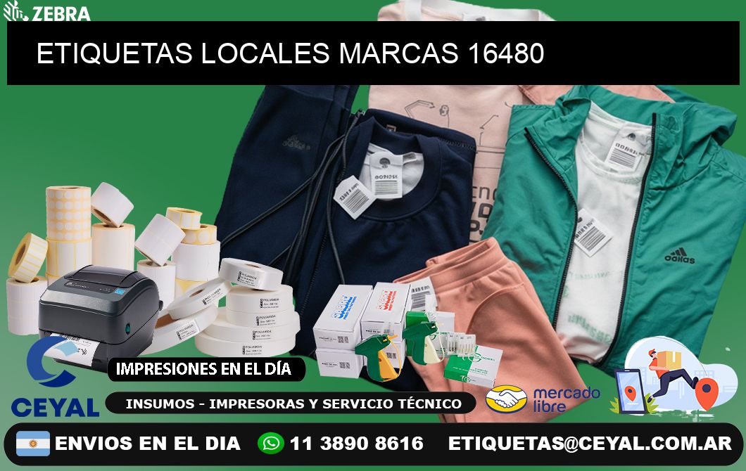 ETIQUETAS LOCALES MARCAS 16480