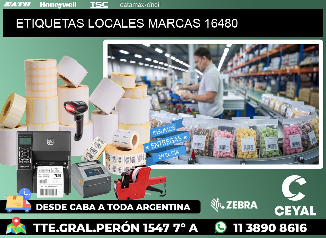 ETIQUETAS LOCALES MARCAS 16480