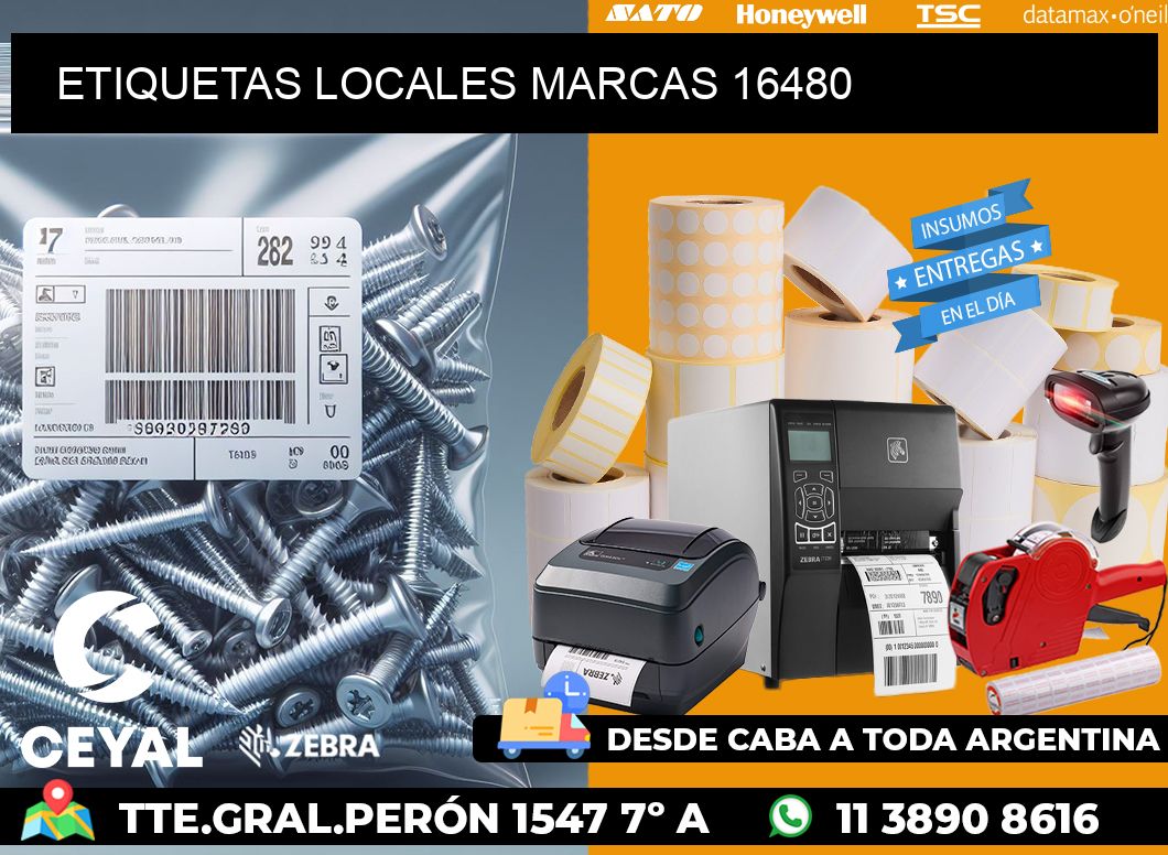 ETIQUETAS LOCALES MARCAS 16480