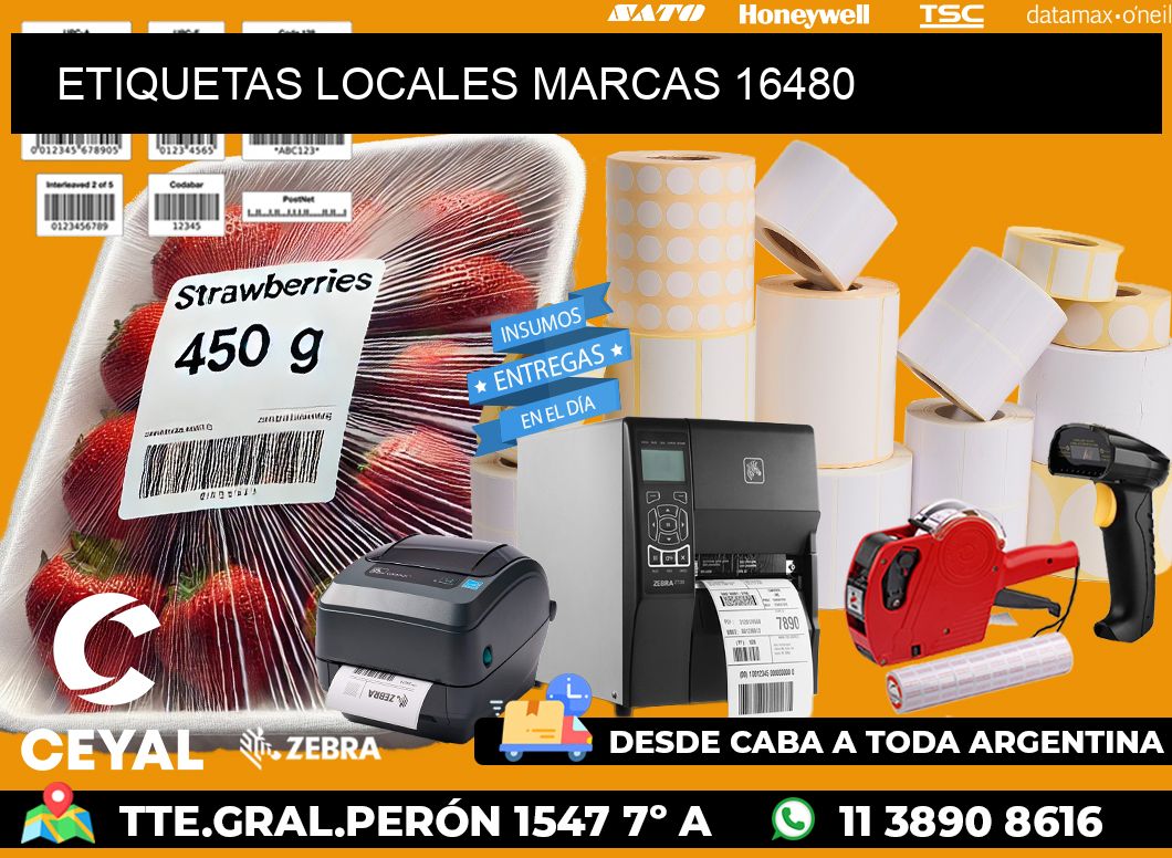 ETIQUETAS LOCALES MARCAS 16480