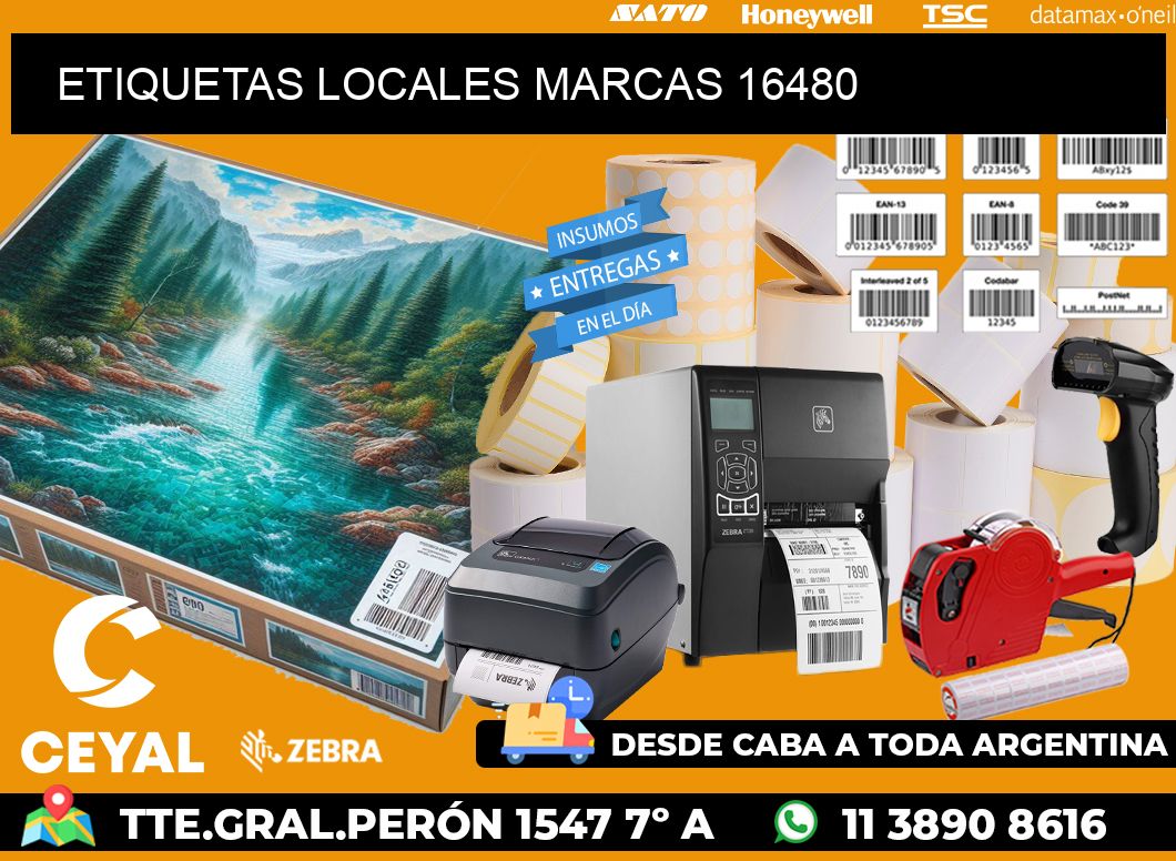 ETIQUETAS LOCALES MARCAS 16480