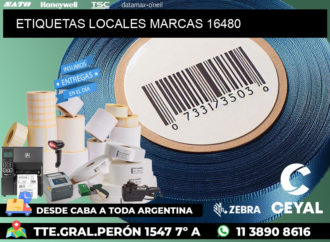ETIQUETAS LOCALES MARCAS 16480
