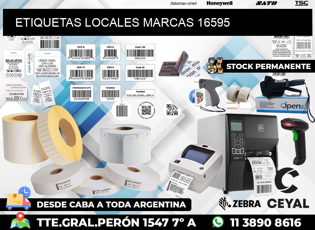 ETIQUETAS LOCALES MARCAS 16595
