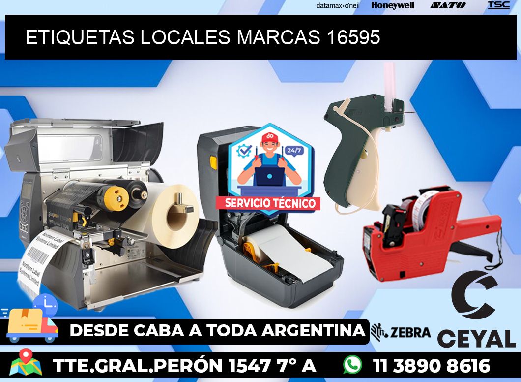 ETIQUETAS LOCALES MARCAS 16595