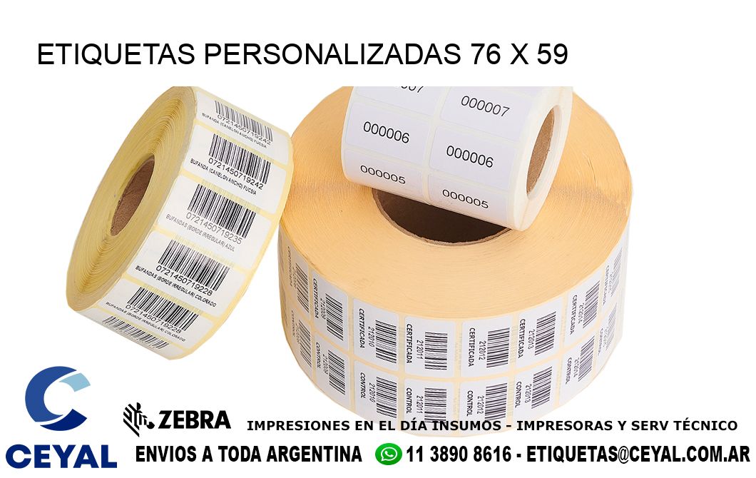 ETIQUETAS PERSONALIZADAS 76 x 59