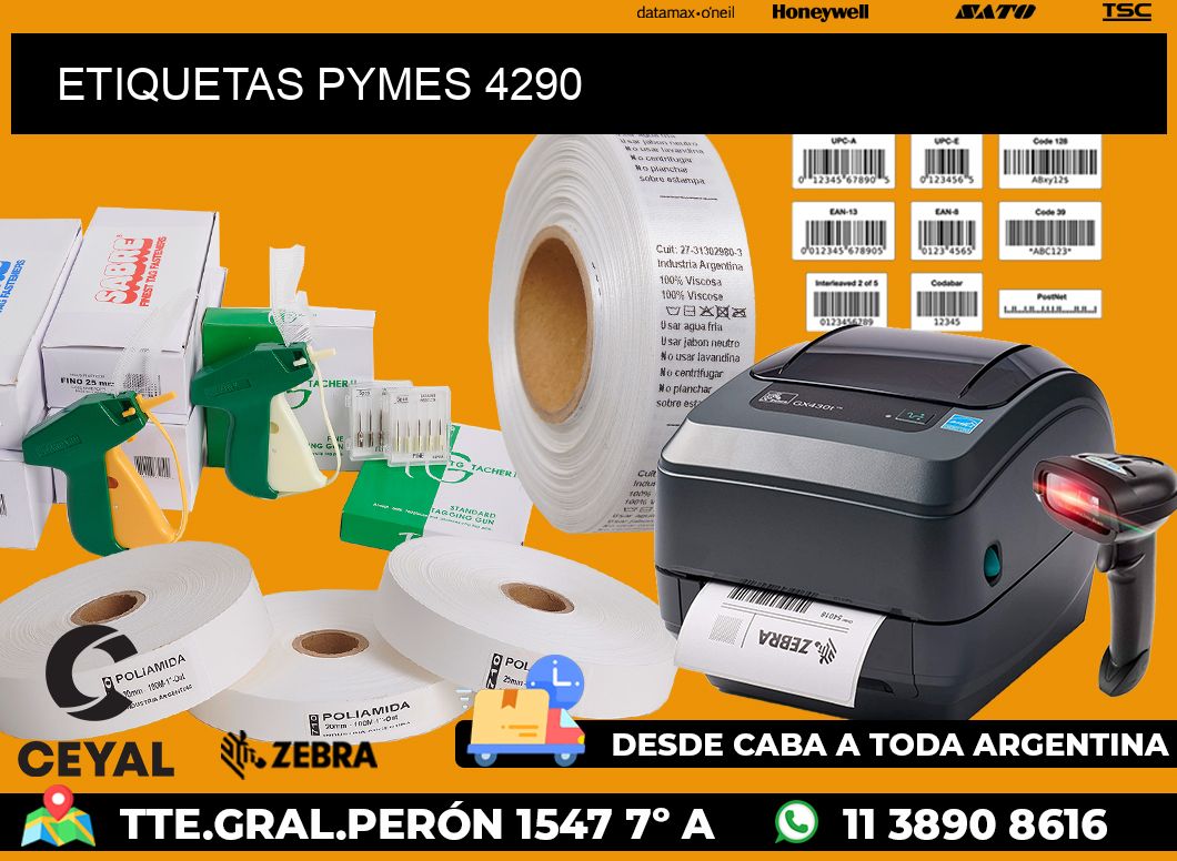 ETIQUETAS PYMES 4290