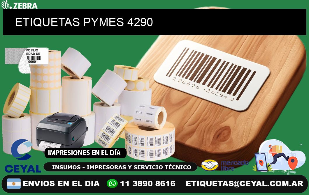 ETIQUETAS PYMES 4290