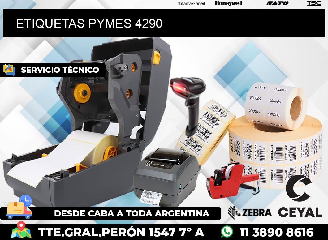 ETIQUETAS PYMES 4290