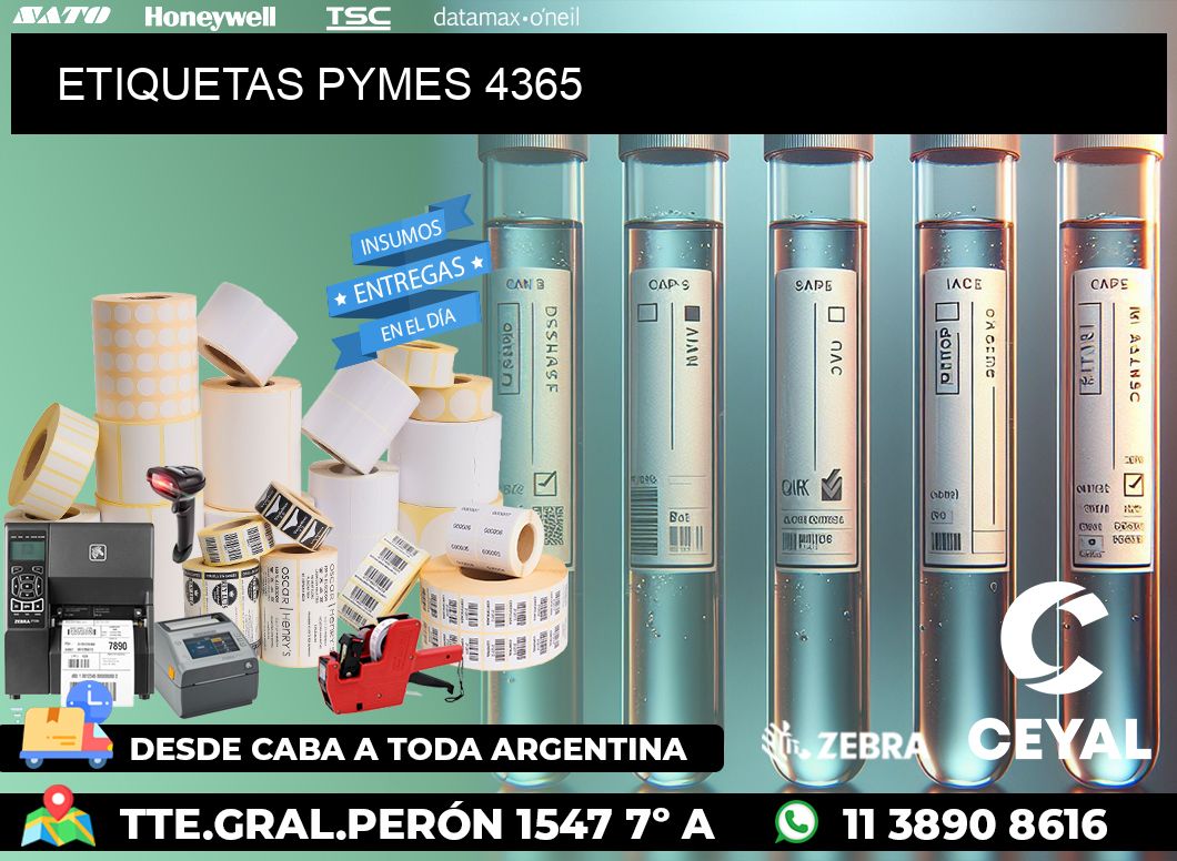 ETIQUETAS PYMES 4365