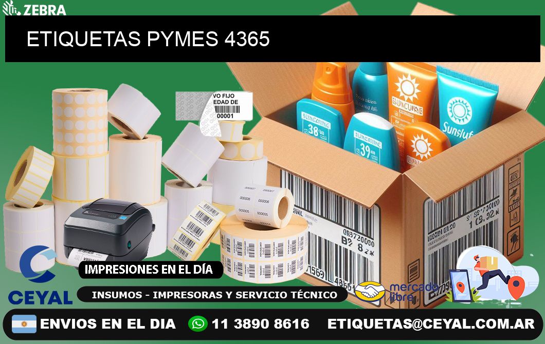 ETIQUETAS PYMES 4365
