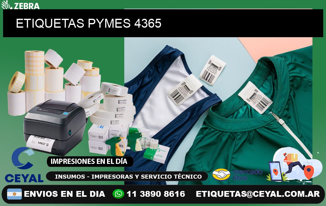 ETIQUETAS PYMES 4365