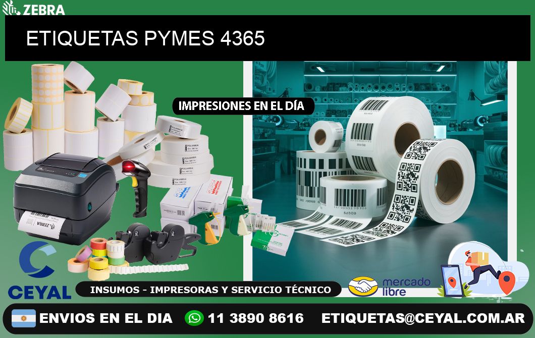 ETIQUETAS PYMES 4365