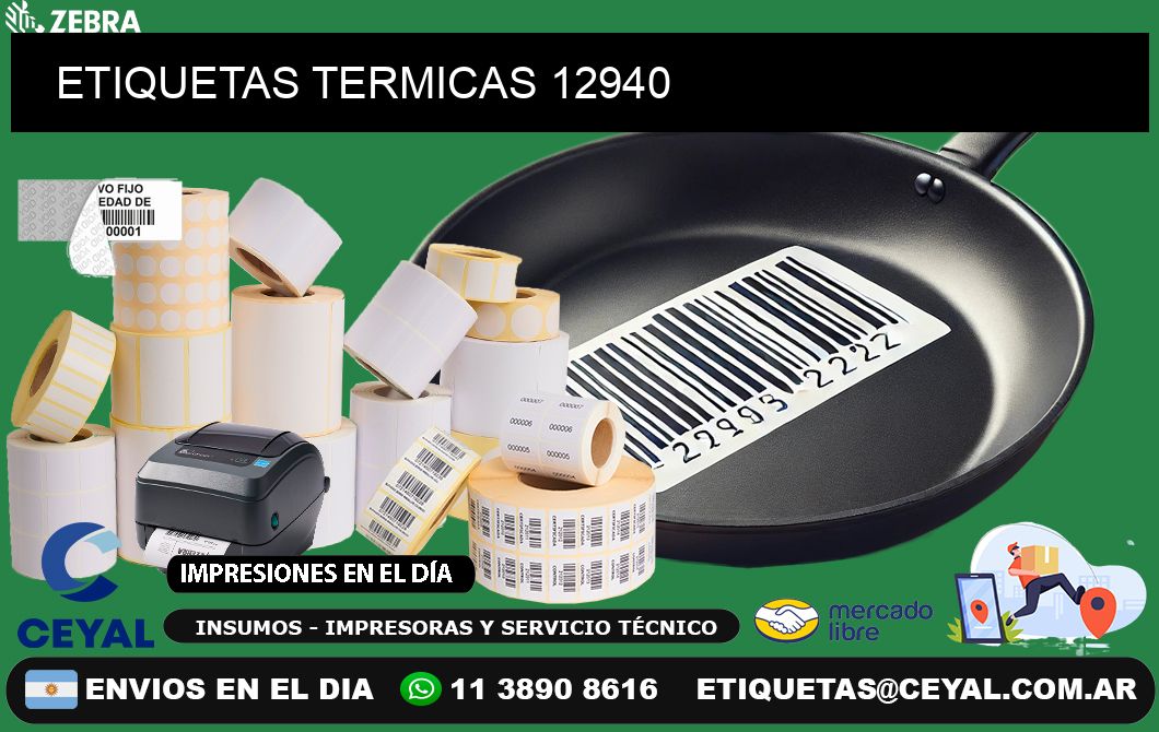 ETIQUETAS TERMICAS 12940