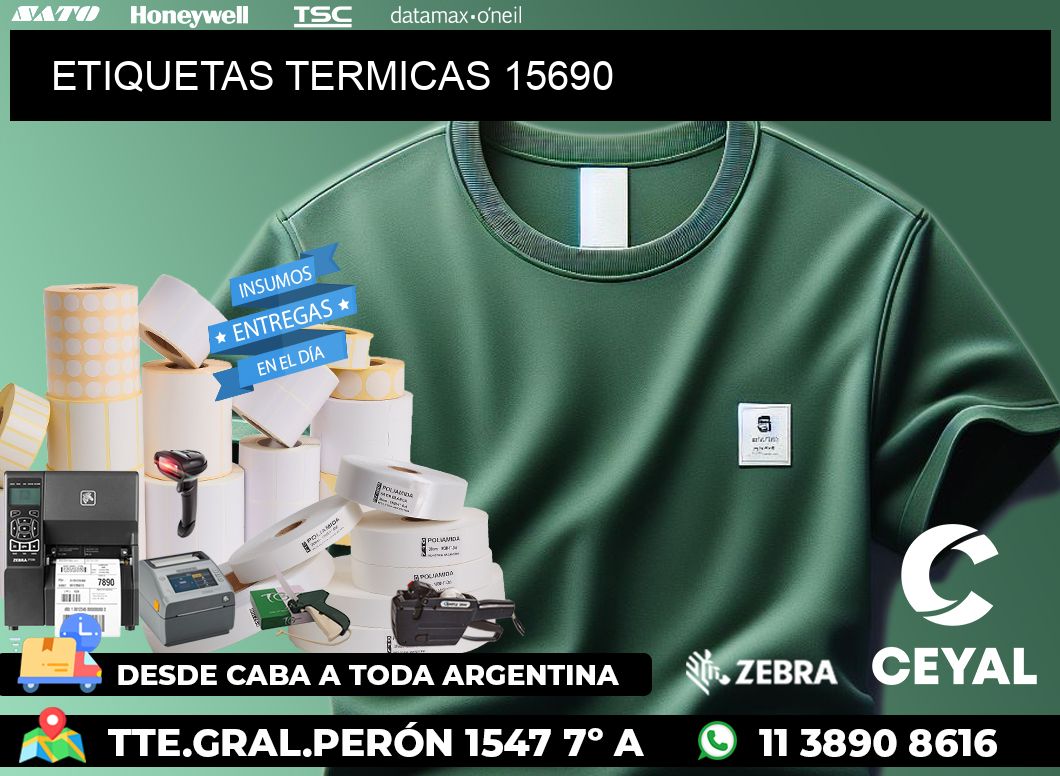 ETIQUETAS TERMICAS 15690