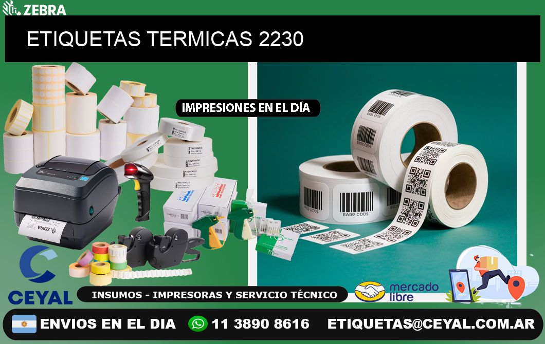 ETIQUETAS TERMICAS 2230