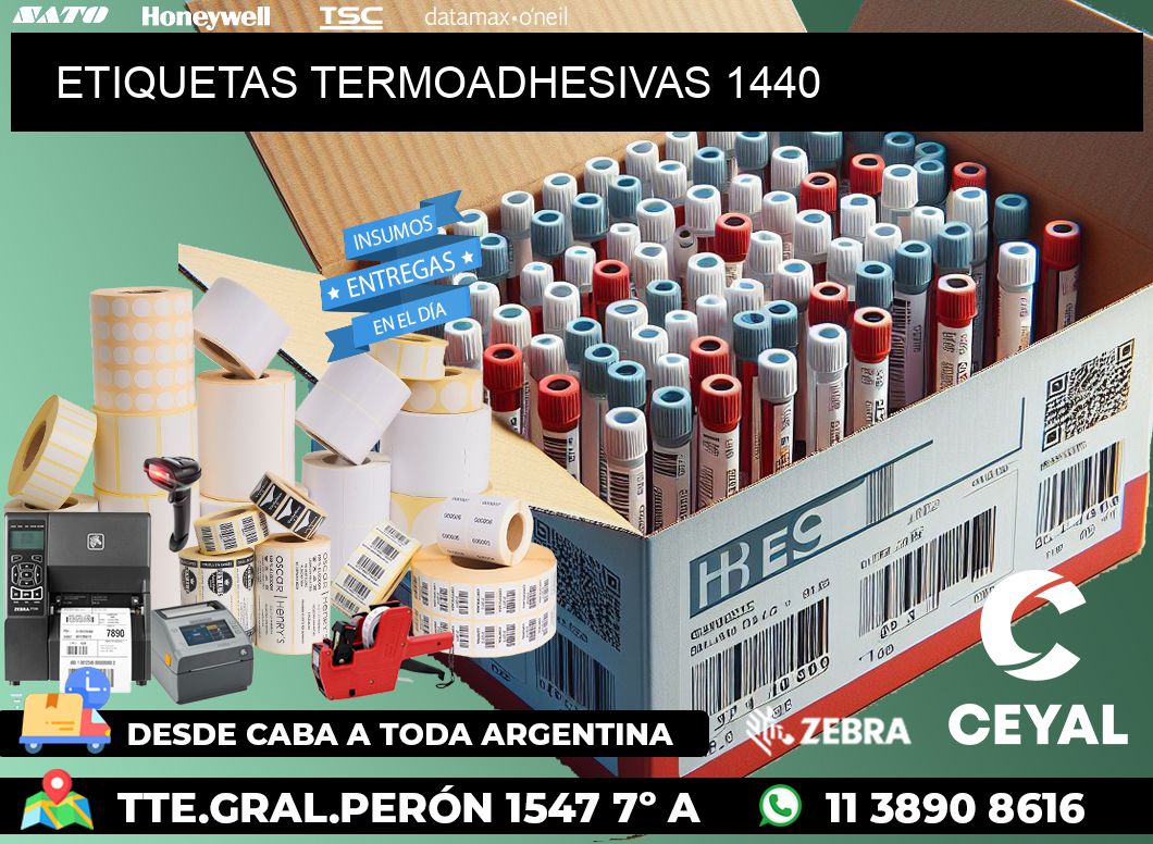ETIQUETAS TERMOADHESIVAS 1440