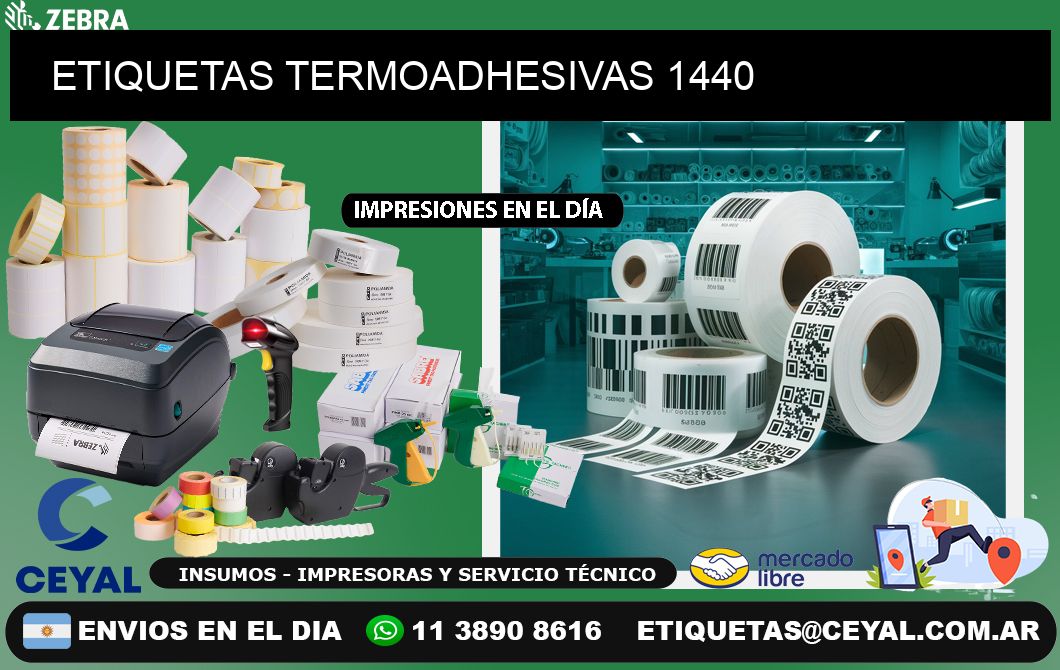 ETIQUETAS TERMOADHESIVAS 1440