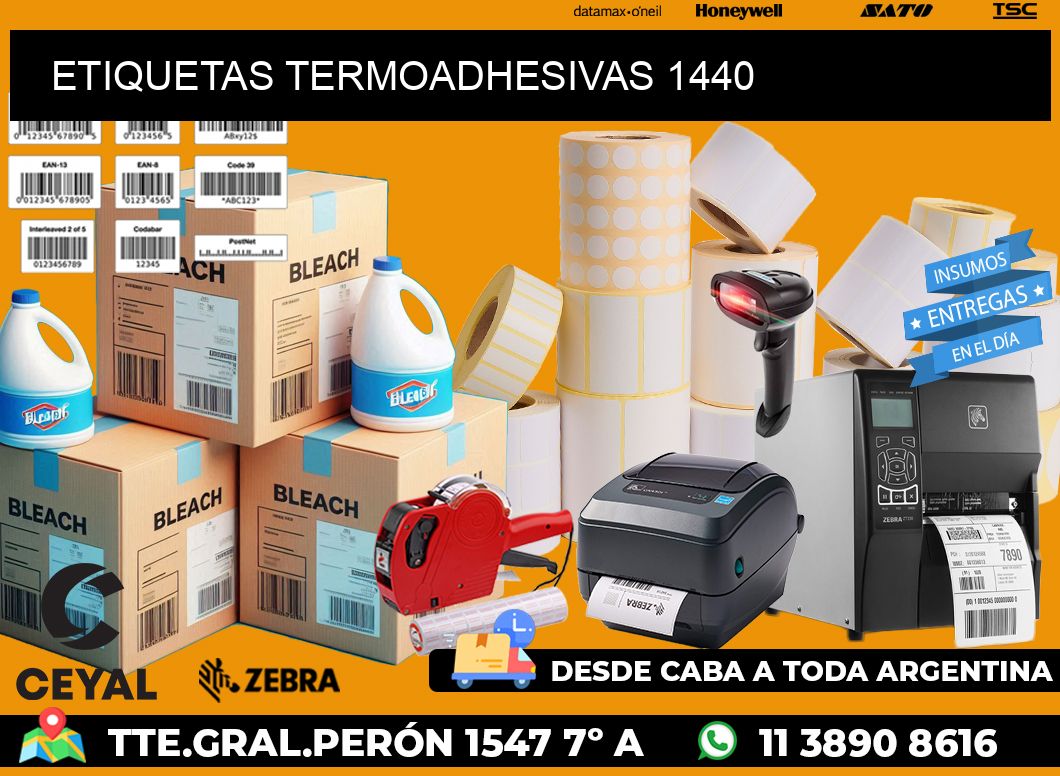 ETIQUETAS TERMOADHESIVAS 1440