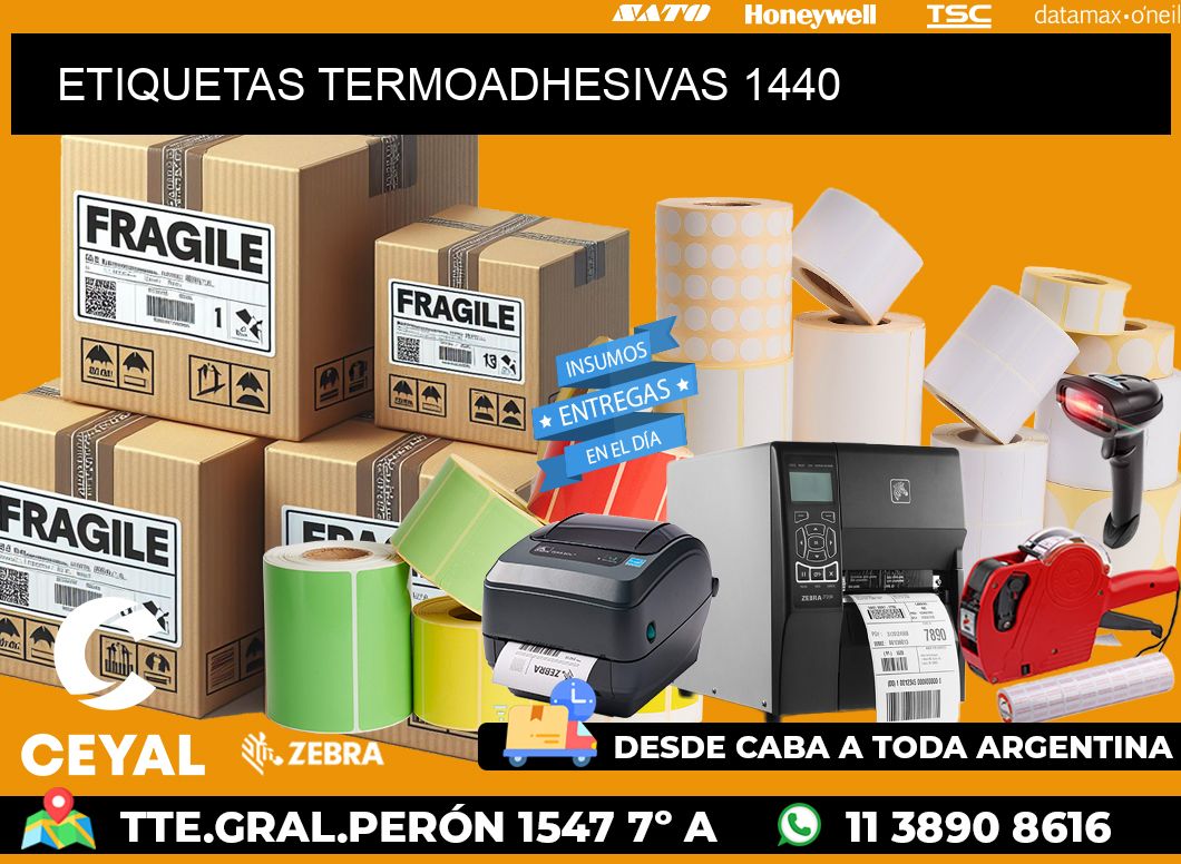 ETIQUETAS TERMOADHESIVAS 1440