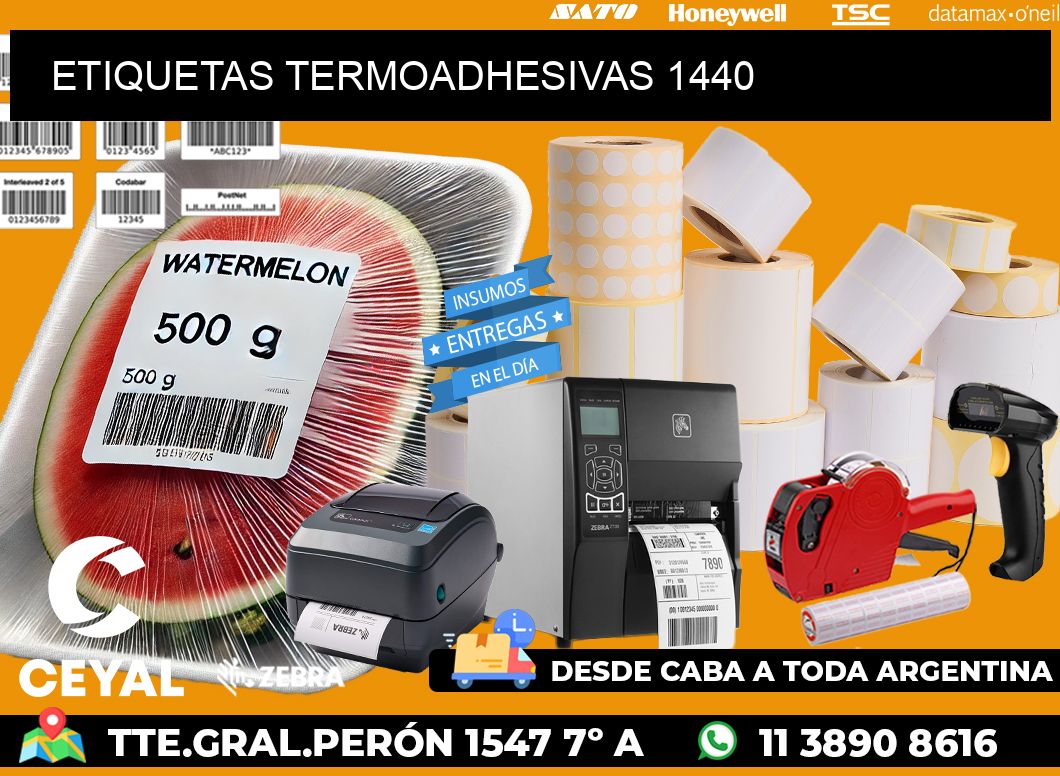 ETIQUETAS TERMOADHESIVAS 1440
