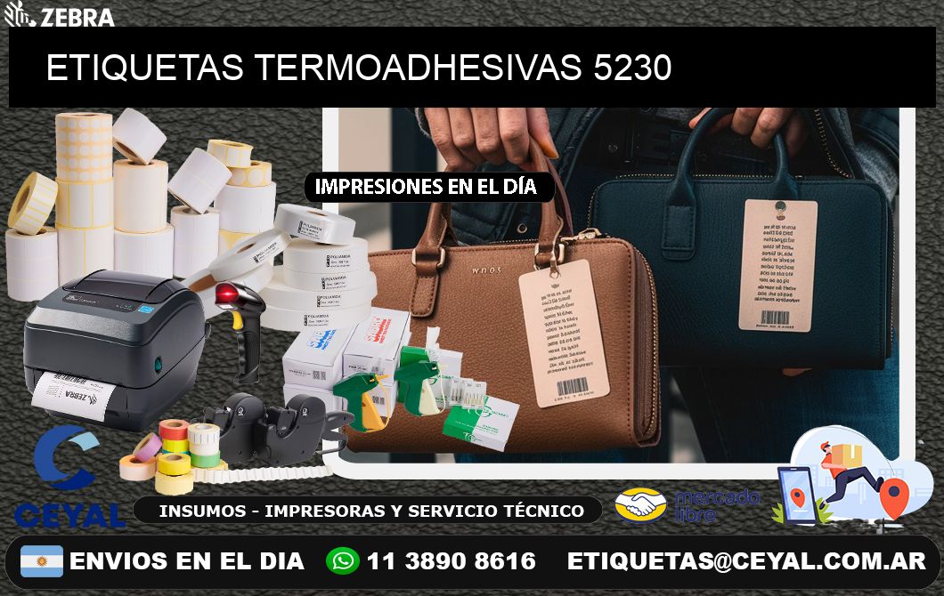 ETIQUETAS TERMOADHESIVAS 5230