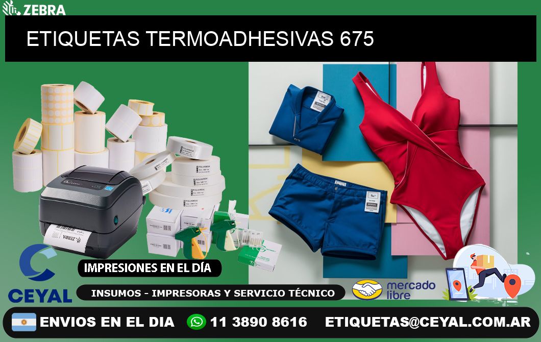 ETIQUETAS TERMOADHESIVAS 675