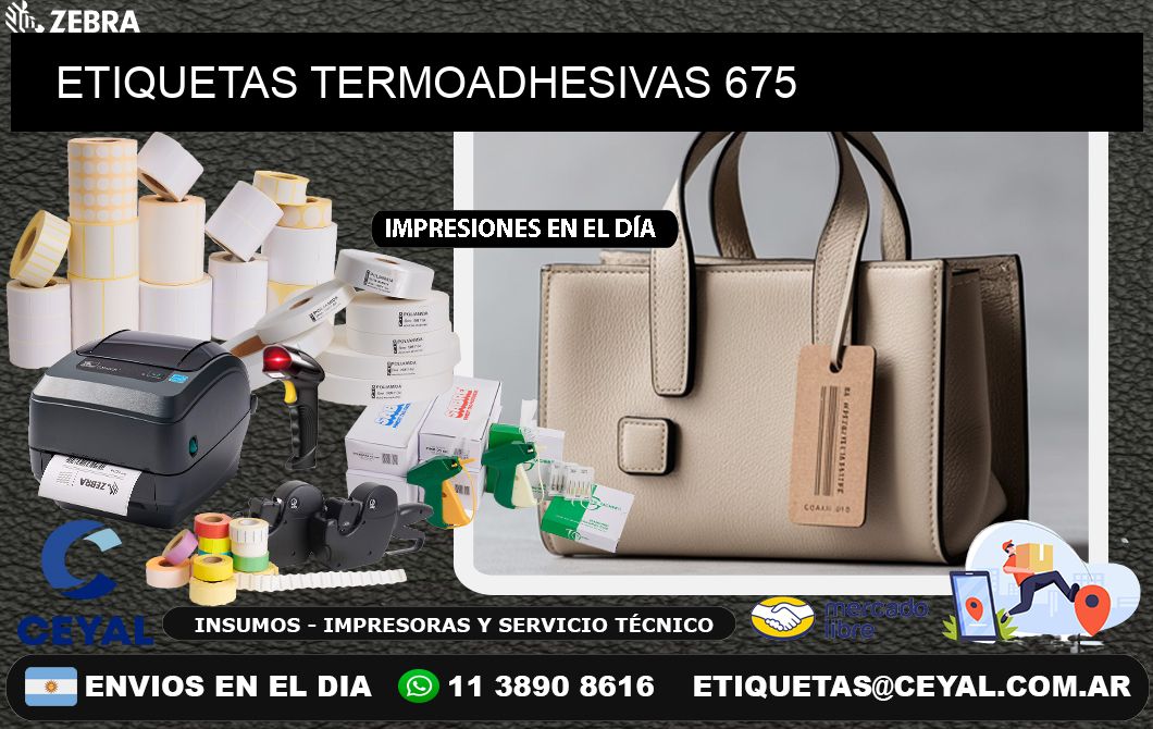 ETIQUETAS TERMOADHESIVAS 675