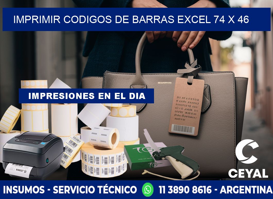 IMPRIMIR CODIGOS DE BARRAS EXCEL 74 x 46