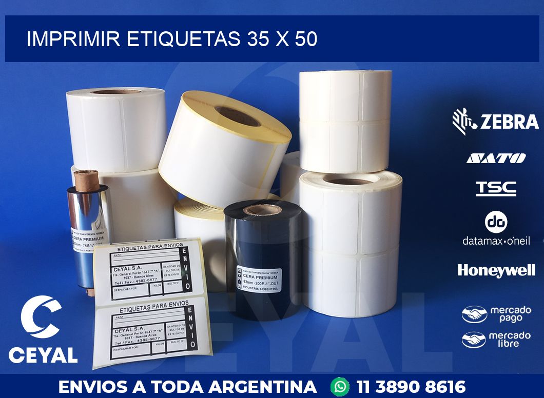 IMPRIMIR ETIQUETAS 35 x 50