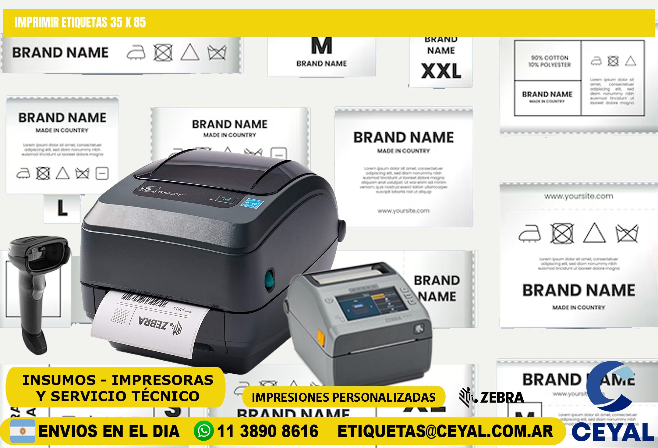 IMPRIMIR ETIQUETAS 35 x 85