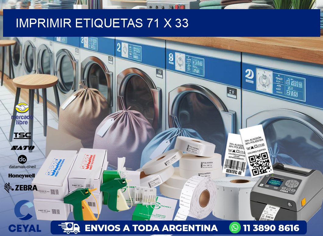 IMPRIMIR ETIQUETAS 71 x 33