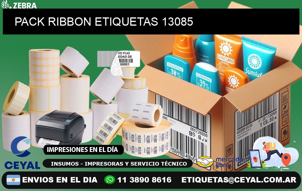 PACK RIBBON ETIQUETAS 13085