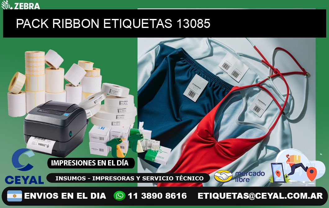 PACK RIBBON ETIQUETAS 13085