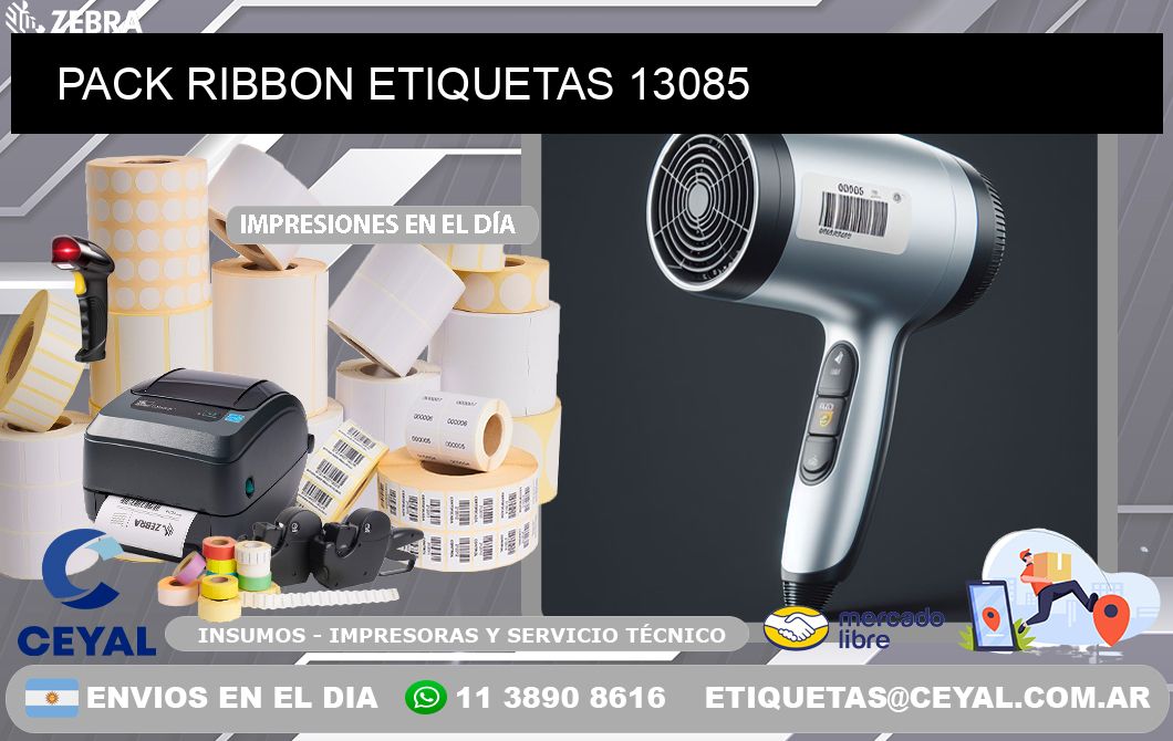 PACK RIBBON ETIQUETAS 13085