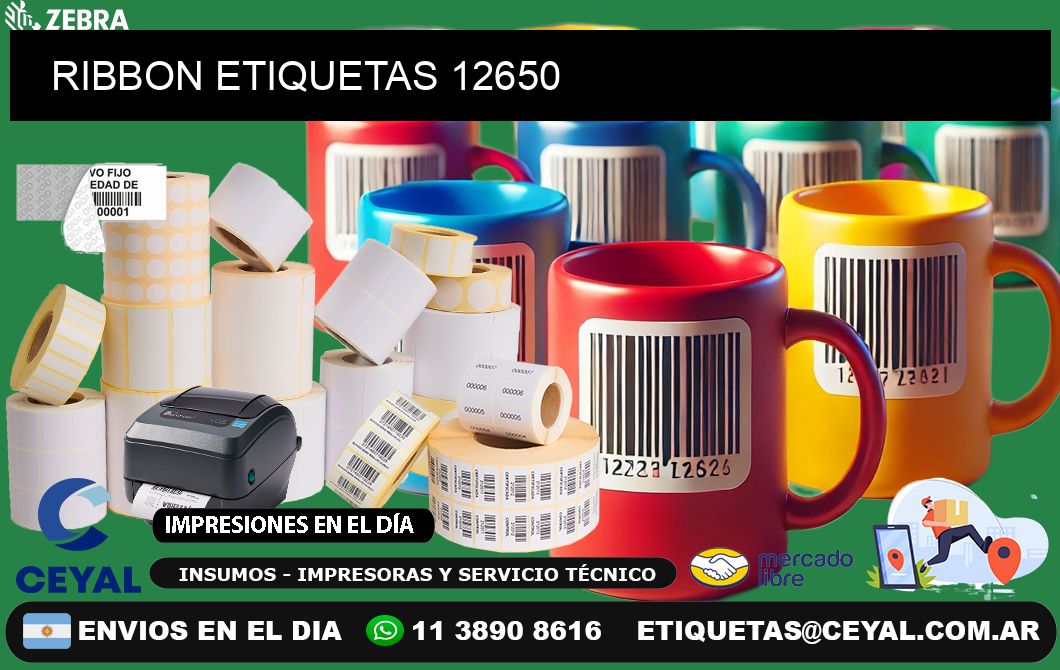 RIBBON ETIQUETAS 12650