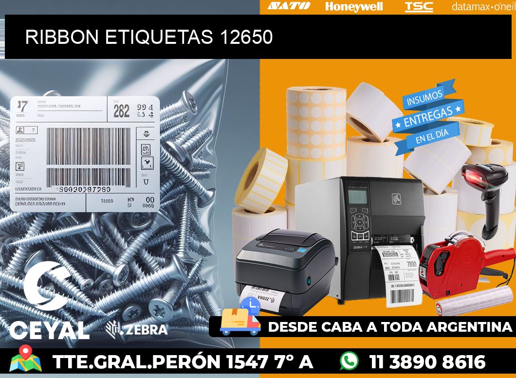 RIBBON ETIQUETAS 12650