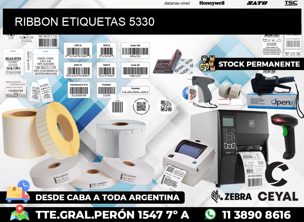 RIBBON ETIQUETAS 5330