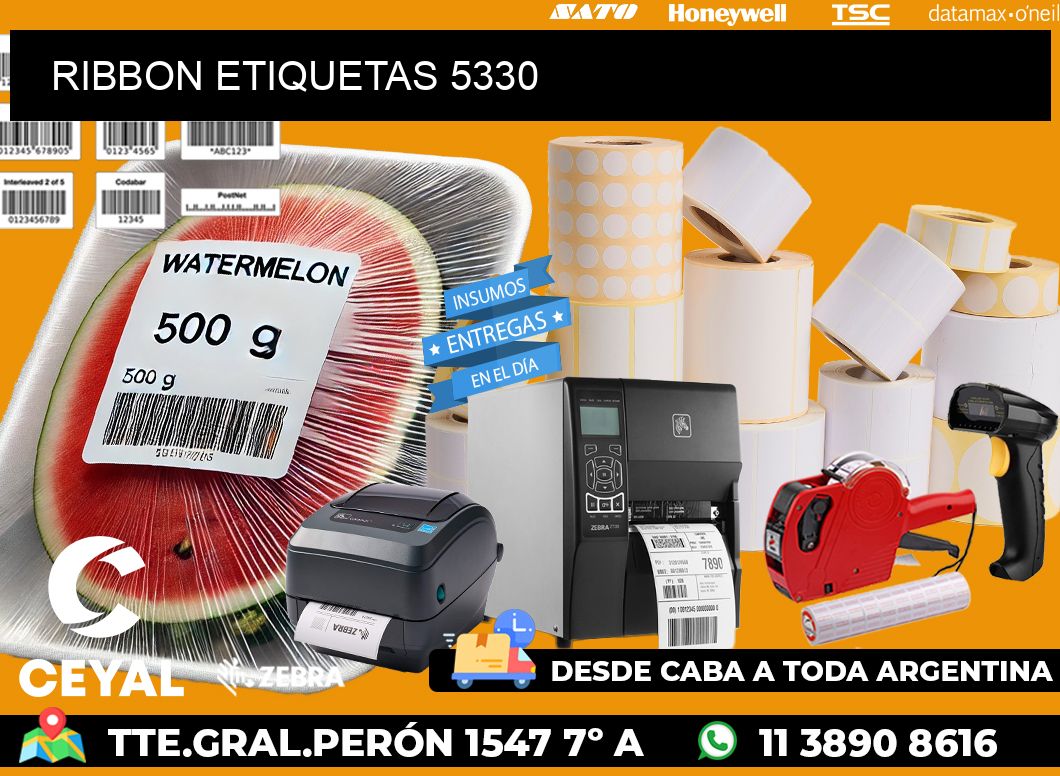 RIBBON ETIQUETAS 5330