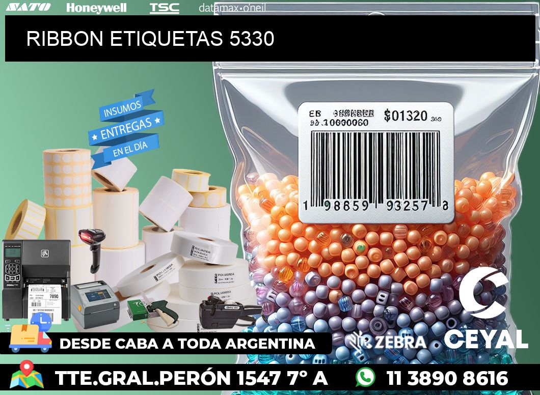 RIBBON ETIQUETAS 5330